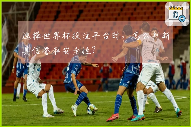 选择世界杯投注平台时，怎么判断其信誉和安全性？